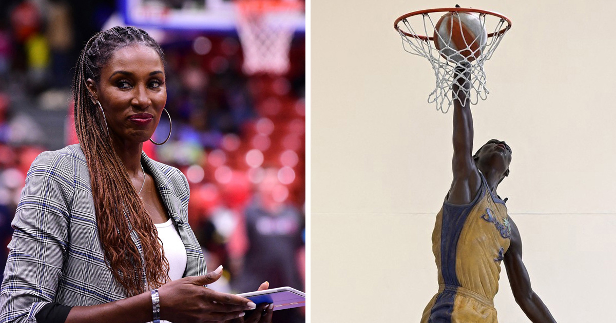 Bila je prva igračica u WNBA ligi koja je zakucala loptu u koš. Dobila je kip u LA-u