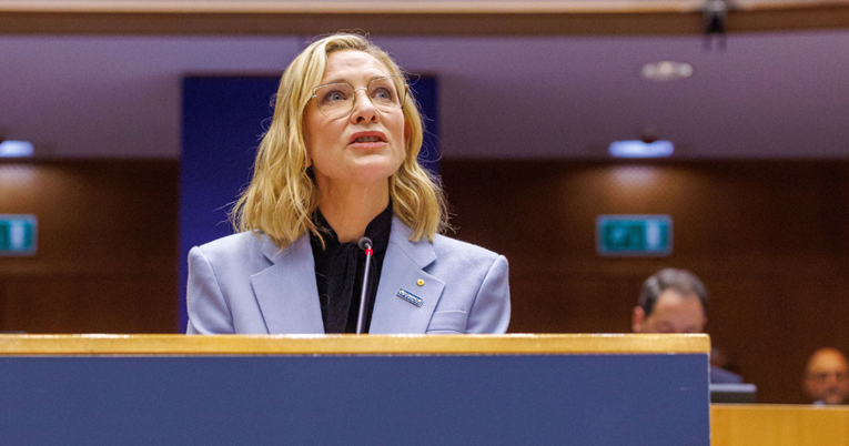 Cate Blanchett poziva EU da pojača potporu izbjeglicama: "Svijet gleda"
