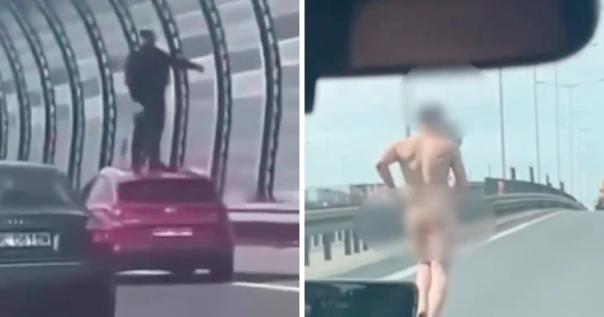 VIDEO Bjelorus u Poljskoj stajao na autu u pokretu, izazvao 4 sudara pa trčao gol