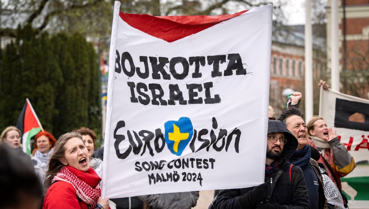 Prosvjednici u Švedskoj traže bojkot Izraela na Euroviziji