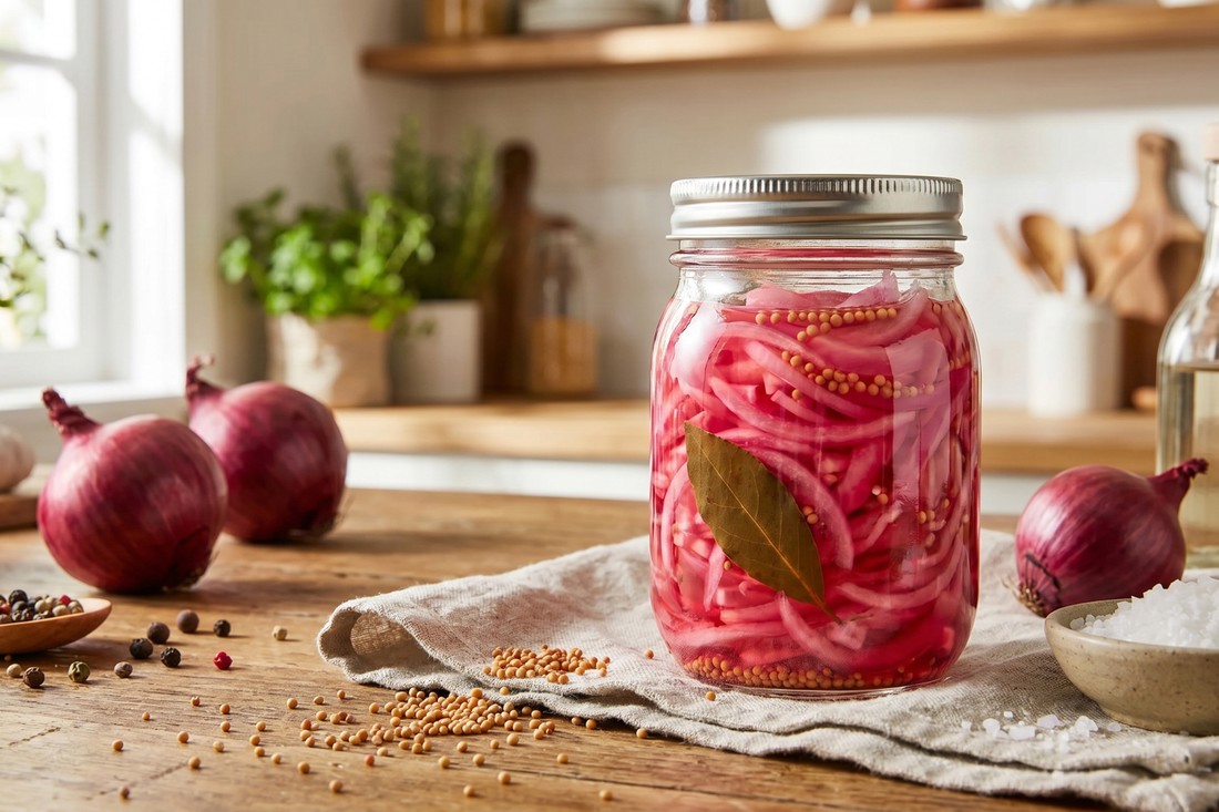 Brzo ukiseljeni crveni luk: Recept za savršen dodatak jelima