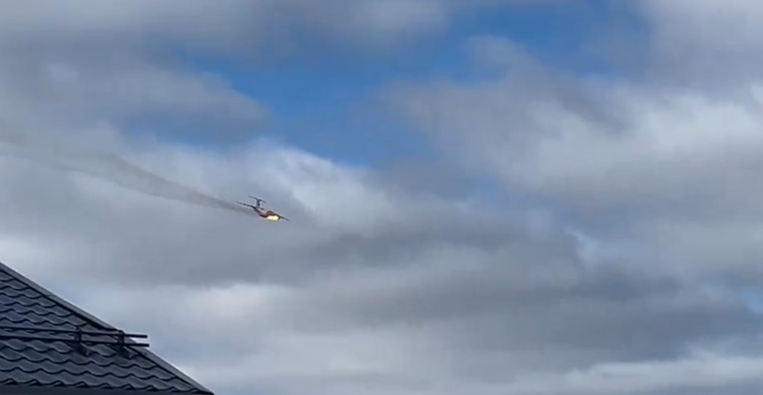 VIDEO Veliki vojni transportni avion se srušio u Rusiji. 15 mrtvih