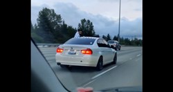 VIDEO Idiot za volanom: Pogledajte kako vozi BMW