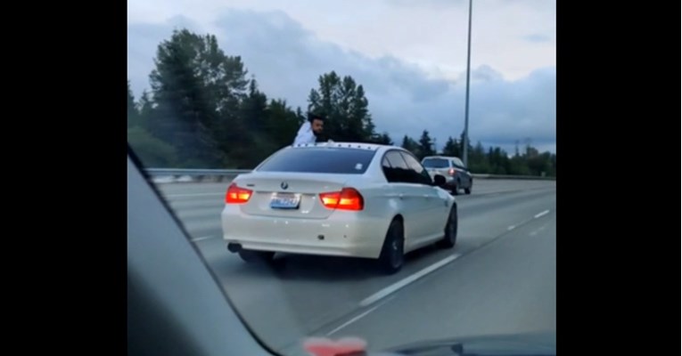 VIDEO Idiot za volanom: Pogledajte kako vozi BMW