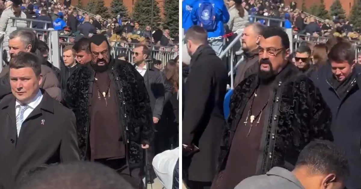 VIDEO Steven Seagal gega se na Danu pobjede u Moskvi. Svi primjećuju istu stvar