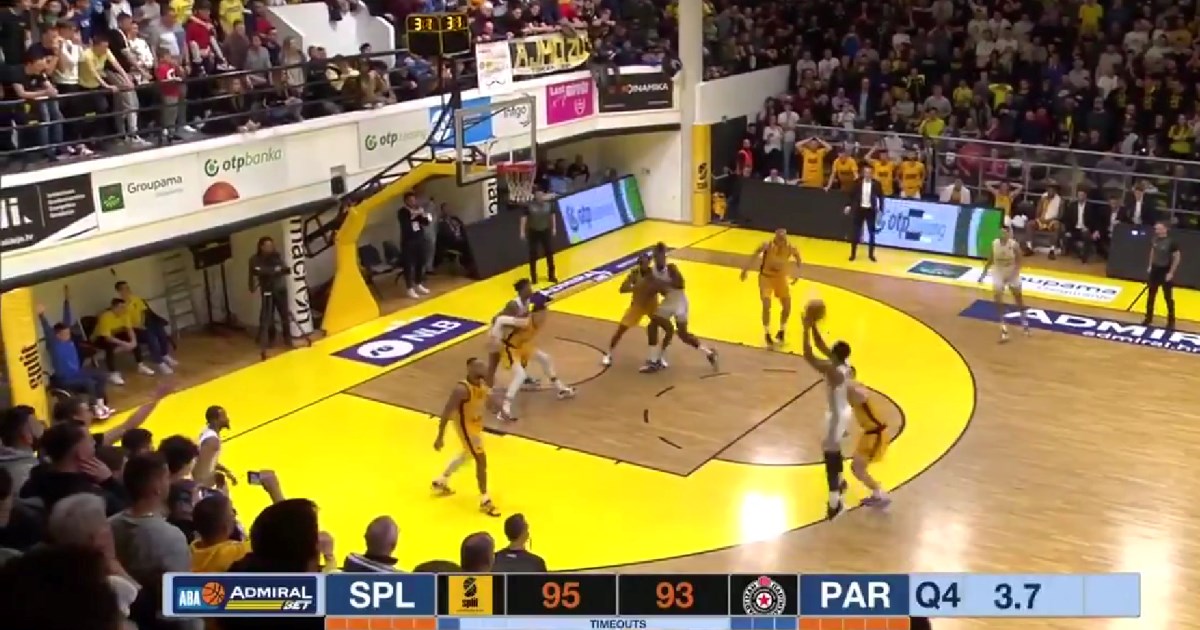 Pogledajte tricu u zadnjim sekundama kojom je Partizan oteo pobjedu Splitu