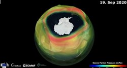 Ozonska rupa nad Južnim polom sada je veća od Antarktike