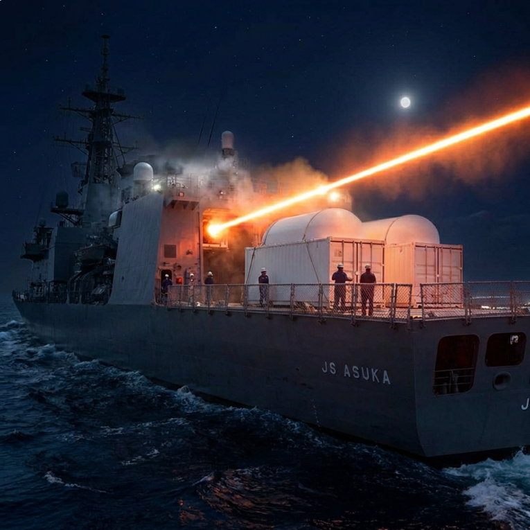 Japan testira lasersko oružje od 100 kW koje probija metal i ruši dronove