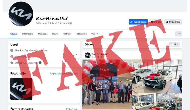 Tisuće Hrvata nasjele na lažnu Fejs stranicu, misle da će besplatno dobiti novi auto