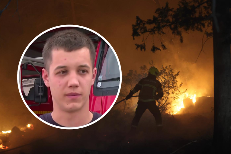 Ivan (18) spasio život ženi na Braču: "Kako je dolazio plamen, skočila je s broda"