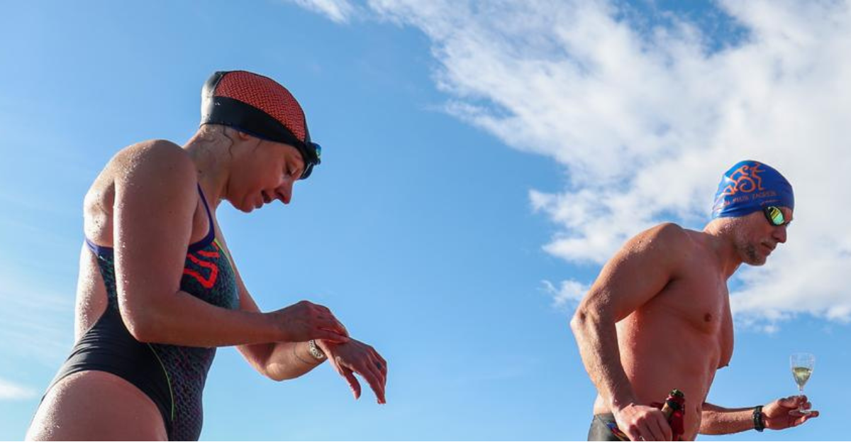 Zagrepčani se na Staru godinu kupaju na Jarunu