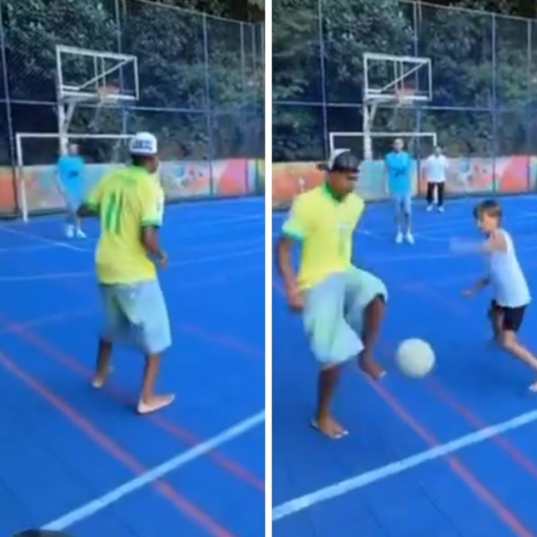 VIDEO Yamal igrao nogomet u najopasnijoj faveli Rija