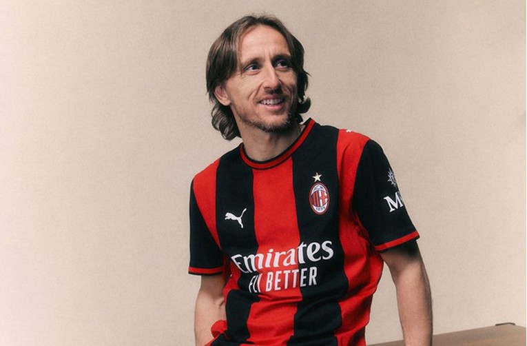 Milan otkrio dres za sljedeću sezonu. Na fotki je Luka Modrić