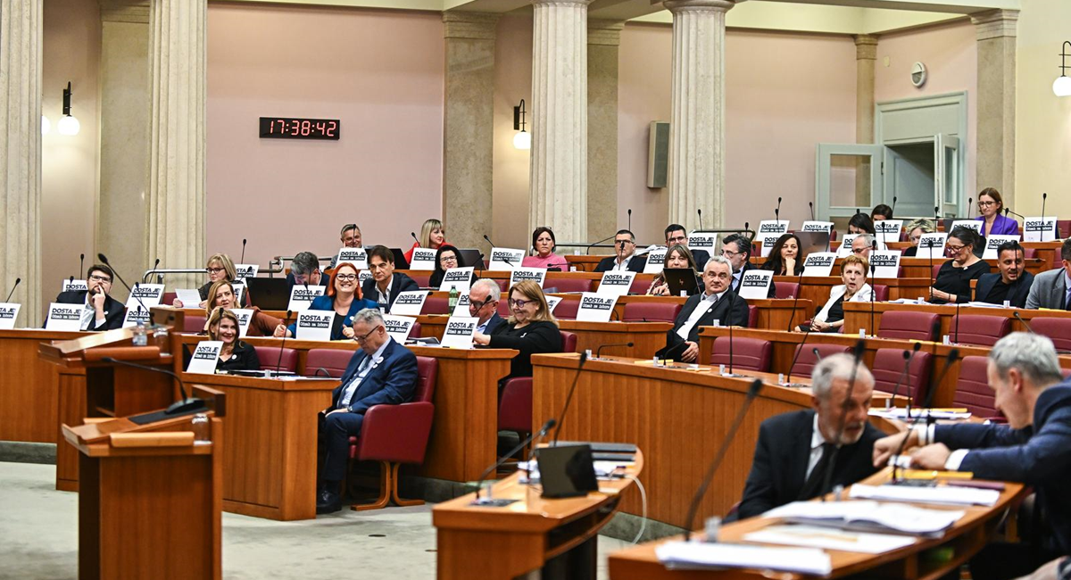 Sabor danas raspravlja o pet posljednjih točaka u ovom sazivu
