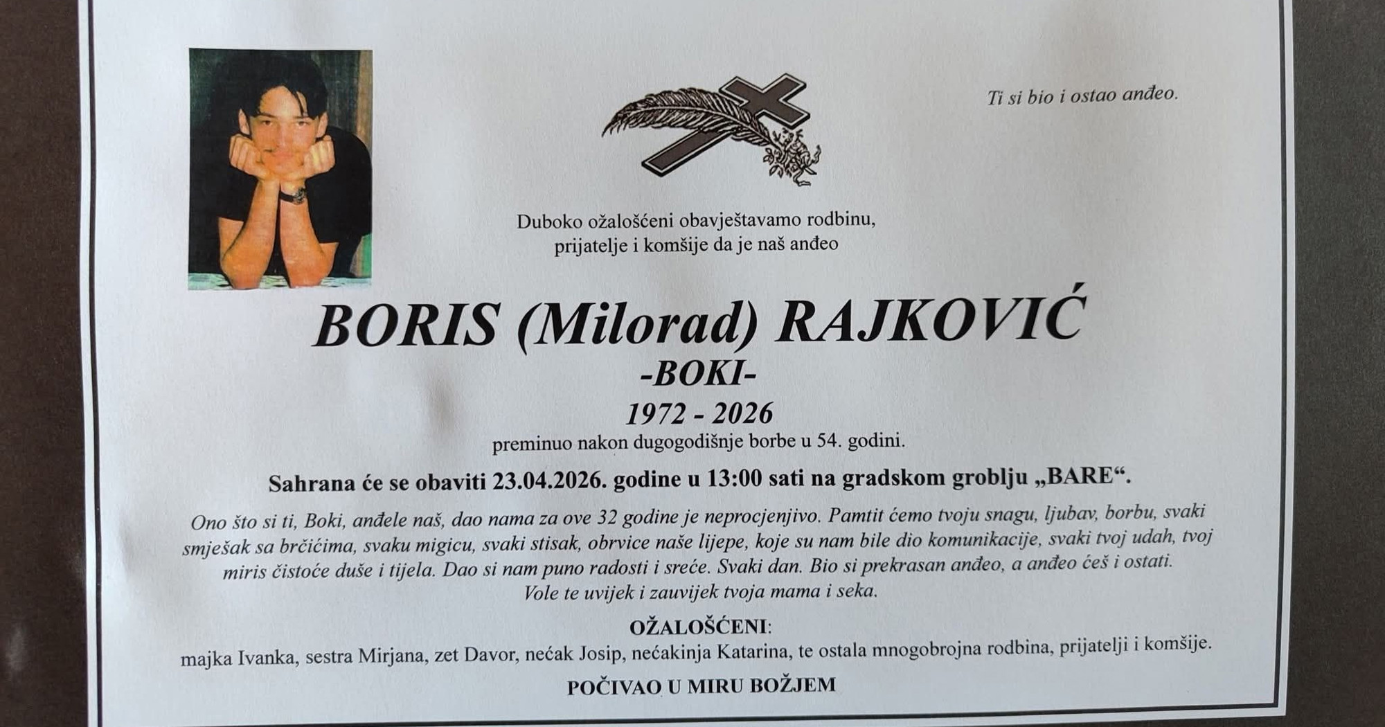 Umro heroj obrane Sarajeva, bio je u komi od 1994. godine