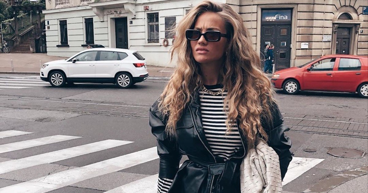 Izabel Kovačić izgleda kao prava frajerica u moćnom kožnom odijelu