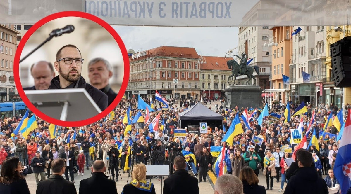 Tomašević na skupu u Zagrebu: Očekujem da Ukrajina bude što prije primljena u EU