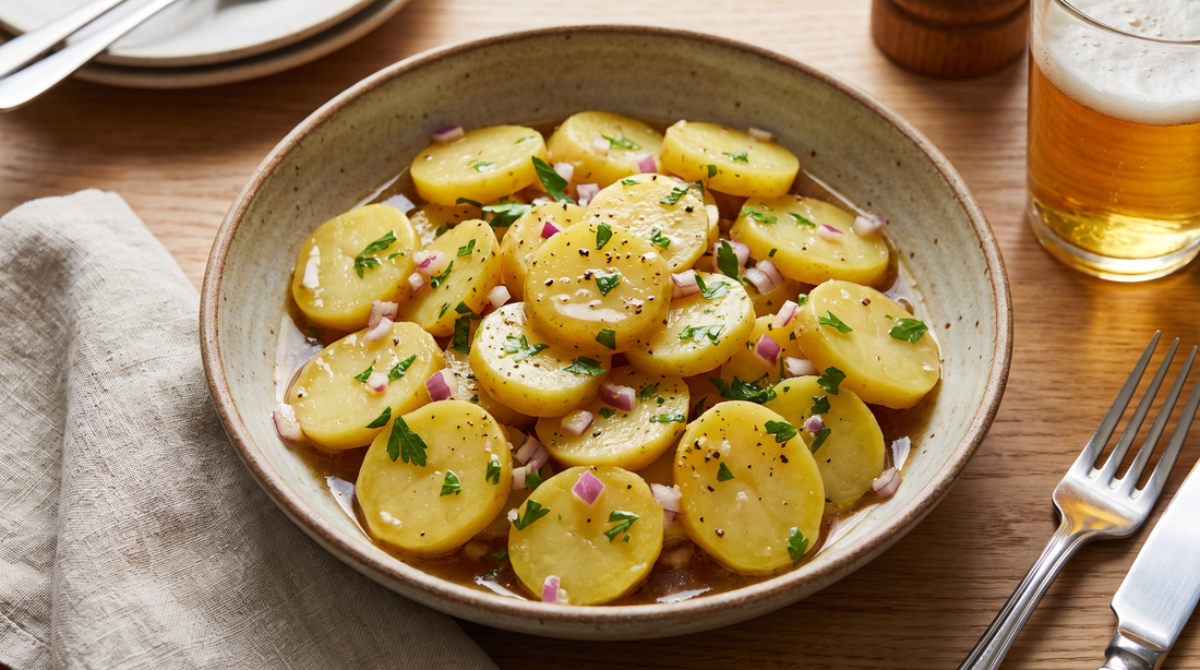 Recept za krumpir-salatu na austrijski i njemački način, imaju tajni sastojak