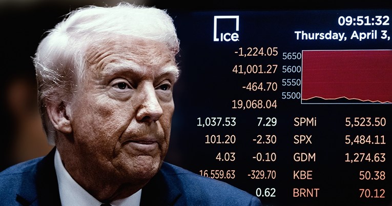 Potop na burzama, Trump je carinama započeo trgovinski rat: "SAD će procvjetati"