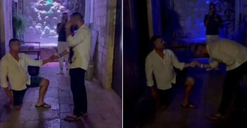 VIDEO U dubrovačkom gej baru pala prva prosidba, promatrači oduševljeno pljeskali