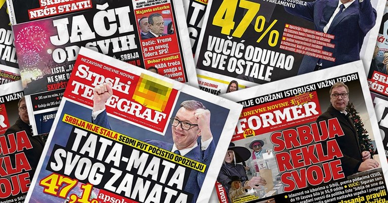 Ovo su naslovnice Vučićevih tabloida