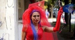Olja Einfalt ulazi u srpski show, pred novinare u Beogradu izašla s bičem u ruci