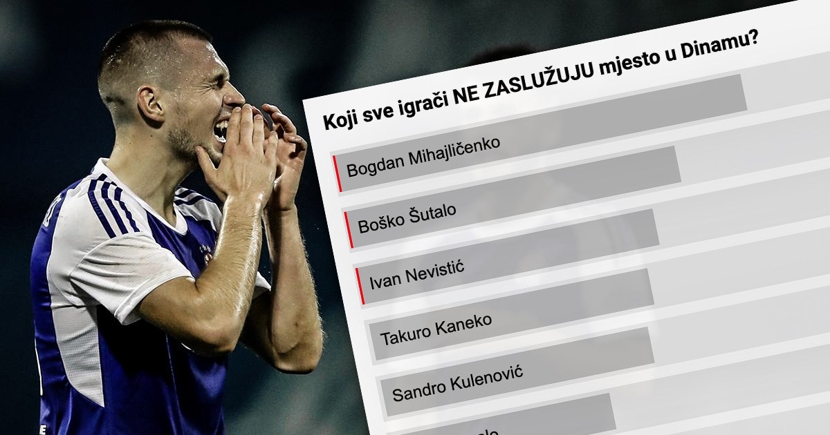 Odabrali ste igrače koji ne zaslužuju igrati za Dinamo. Jedan je uvjerljivo pobijedio