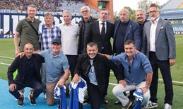 FOTO Dinamove legende na Maksimiru. Boban nosio dres s brojem 10