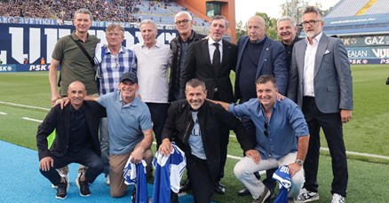 FOTO Dinamove legende na Maksimiru. Boban nosio dres s brojem 10