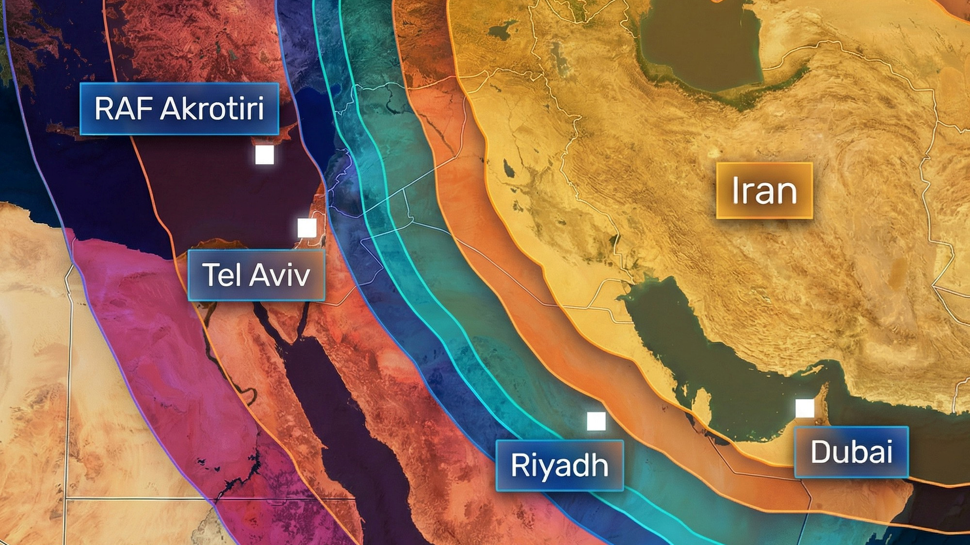 Dokle dosežu iranske rakete