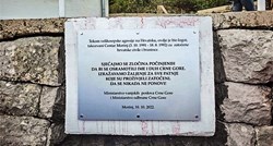 Otkrivena spomen-ploča zatočenim Hrvatima u bivšem logoru u Crnoj Gori