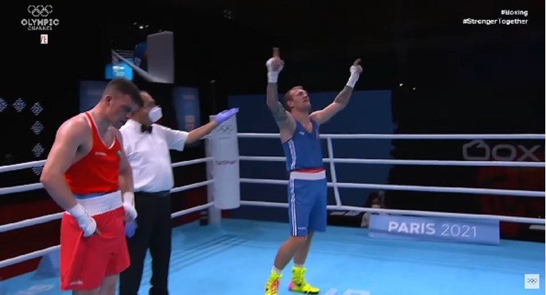VIDEO Hrvatski boksač ostvario plasman na Olimpijske igre pa se rasplakao u ringu