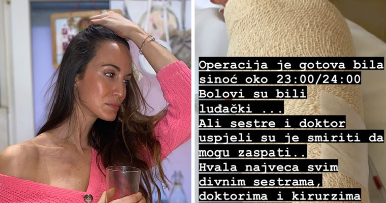 Hrvatska pjevačica nakon operacije: "Hvala sestrama i doktorima, spasili ste mi ruku"