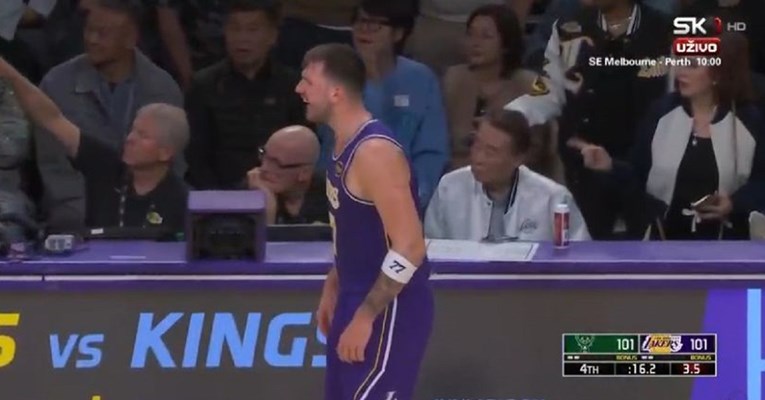 VIDEO Dončić sucu nakon što je počinio ključni faul: "Od*ebi odavde!"