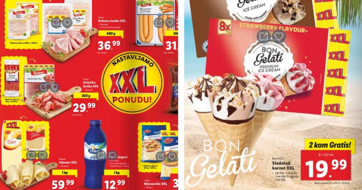 U Lidlu upravo traje akcija na velika pakiranja, donosimo pregled najboljih popusta