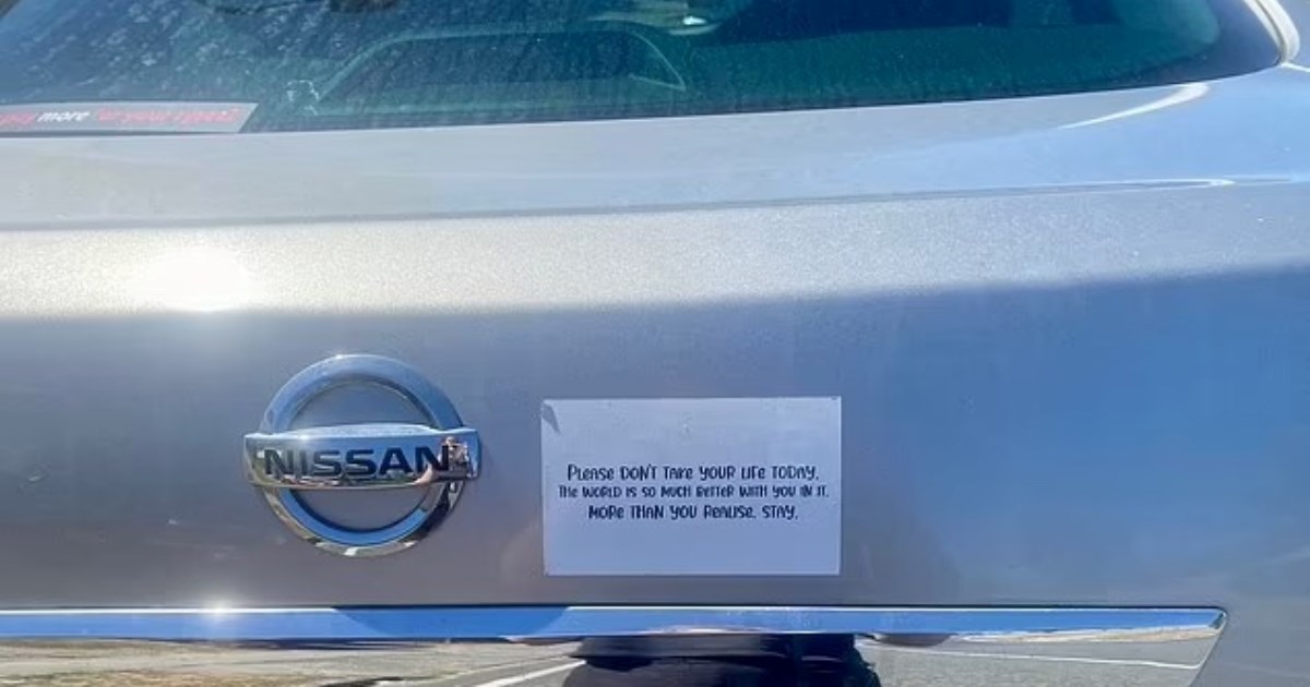 Ostavio poruku nepoznatoj ženi: "Tvoja naljepnica na autu mi je spasila život"