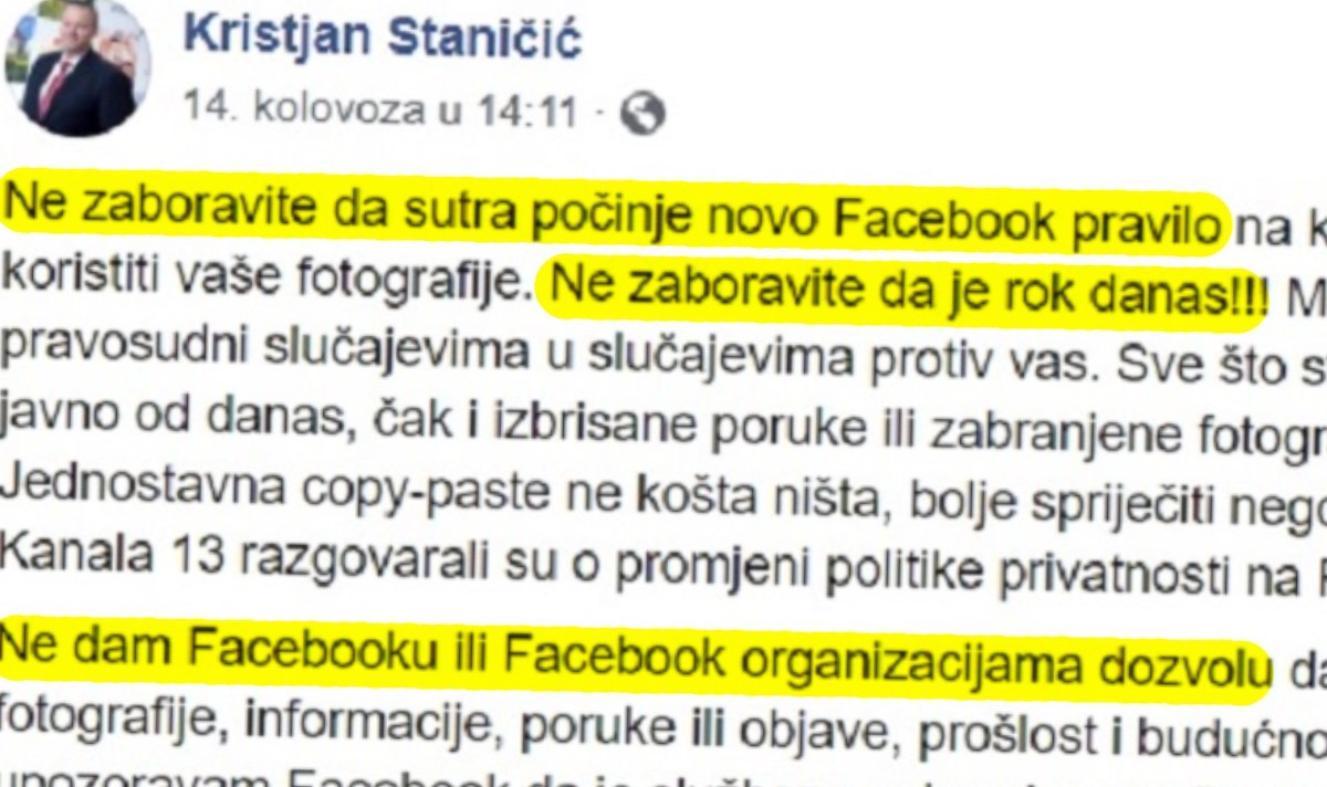 Šef HTZ-a na Fejsu je dijelio idiotsku teoriju zavjere. Sad tuže čovjeka zbog šale