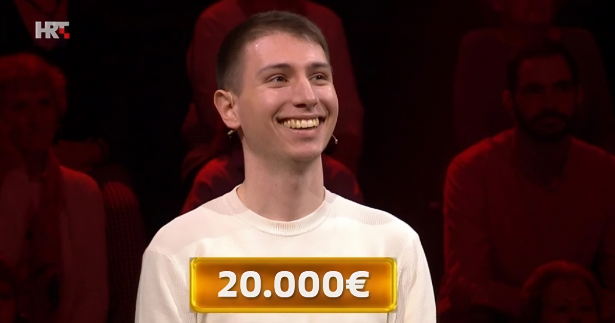 Petar koji je otvorio 14. pitanje u Milijunašu lani u Superpotjeri svladao pet lovaca