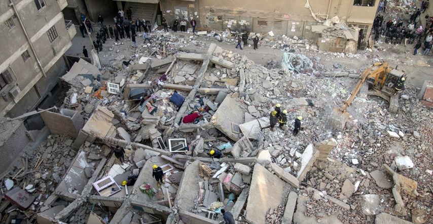 Urušila se zgrada u siromašnom dijelu Kaira, 18 mrtvih