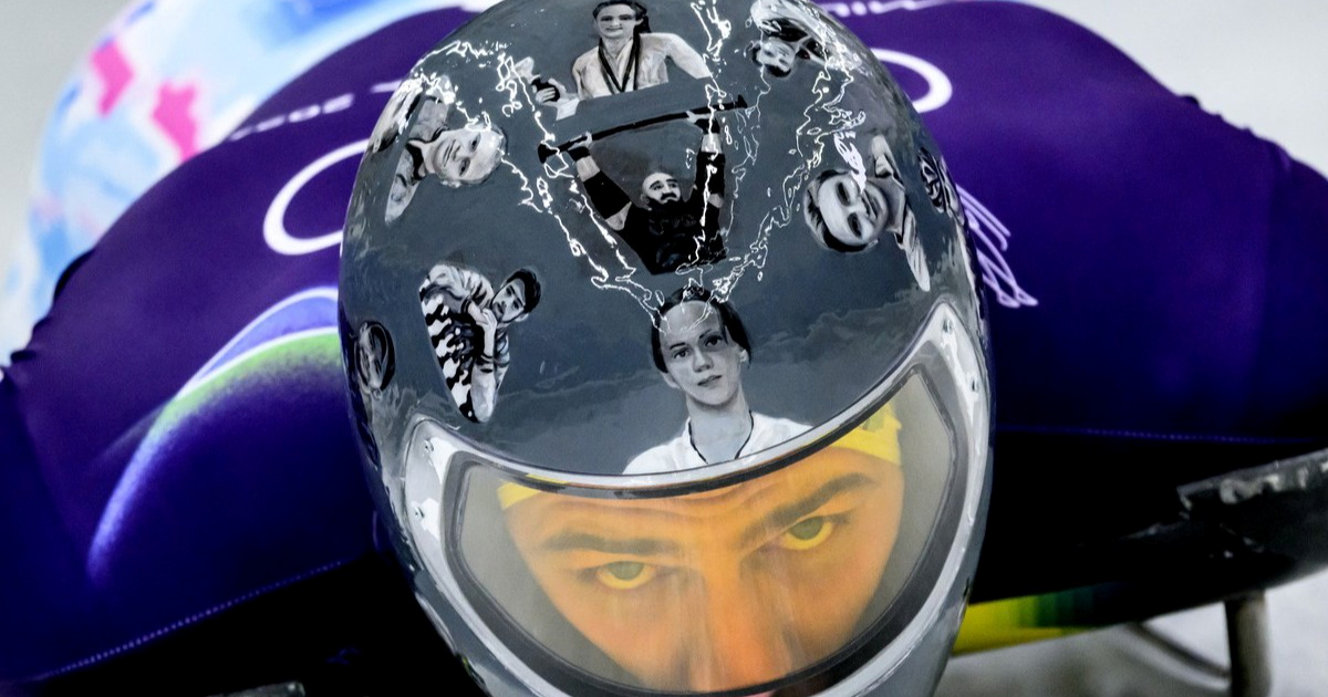 Ukrajinski skeletonaš na ZOI-ju nosio kacigu s fotografijama ubijenih sunarodnjaka