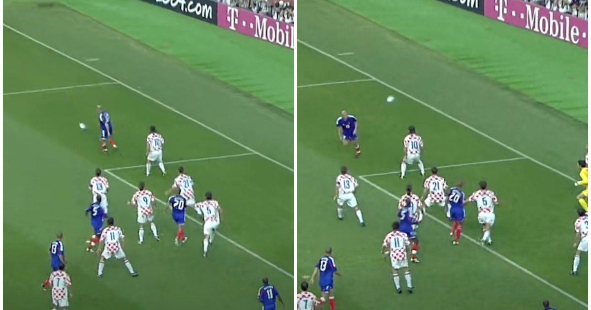 UEFA podijelila Zidaneov čudesan potez protiv Hrvatske