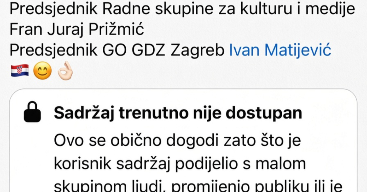 Želi postati novi šef HRT-a. HDZ sad briše Fejs objave o njemu
