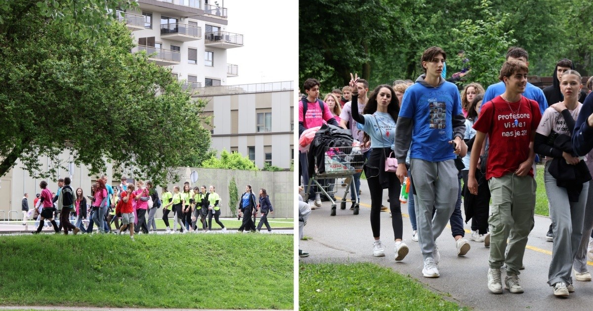 VIDEO Zagrebački maturanti preplavili Bundek