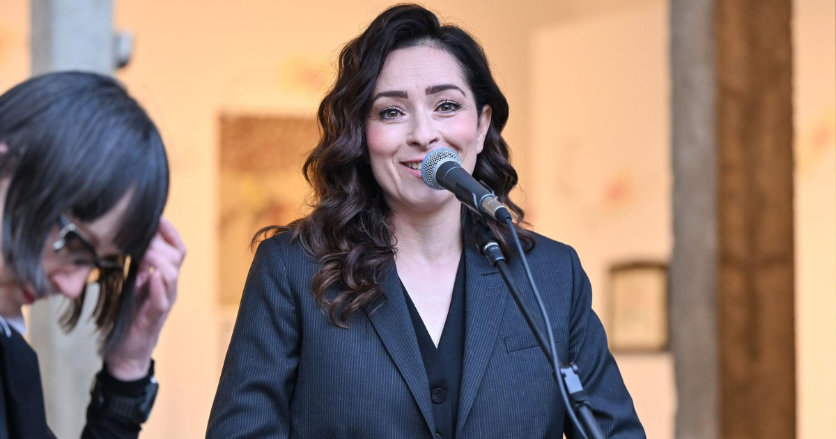 Zrinka Cvitešić privukla poglede na otvorenju izložbe u Zagrebu