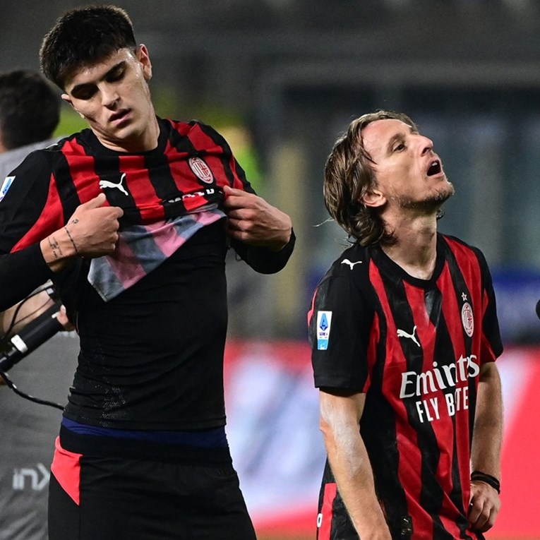 Pogledajte Modrićevu reakciju nakon što je Saelemaekers pokušao zabiti petom