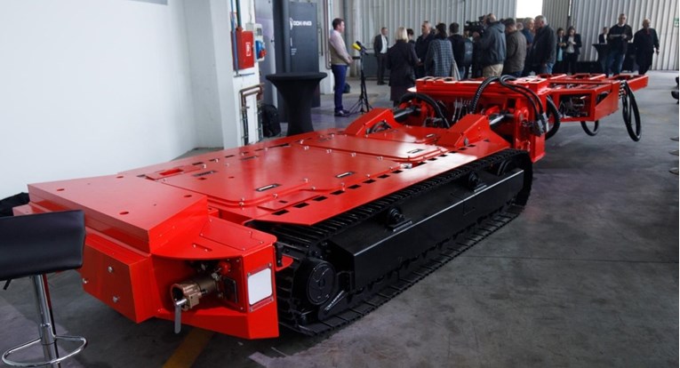 Hrvatska tvrtka pokazala svoje robote za podzemno rudarenje. Pogledajte fotografije