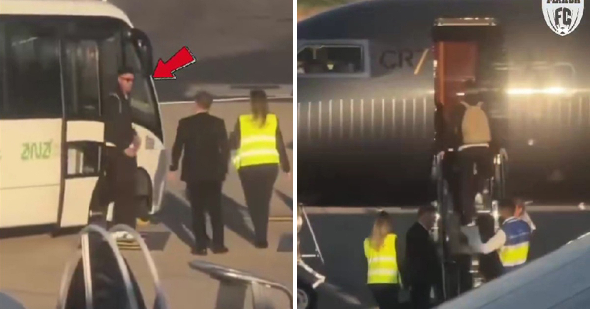 Ronaldo se nije sa suigračima vratio u Portugal. Letio je privatnim avionom