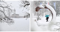 FOTO Snijeg je zabijelio i Čakovec, pogledajte prekrasne prizore