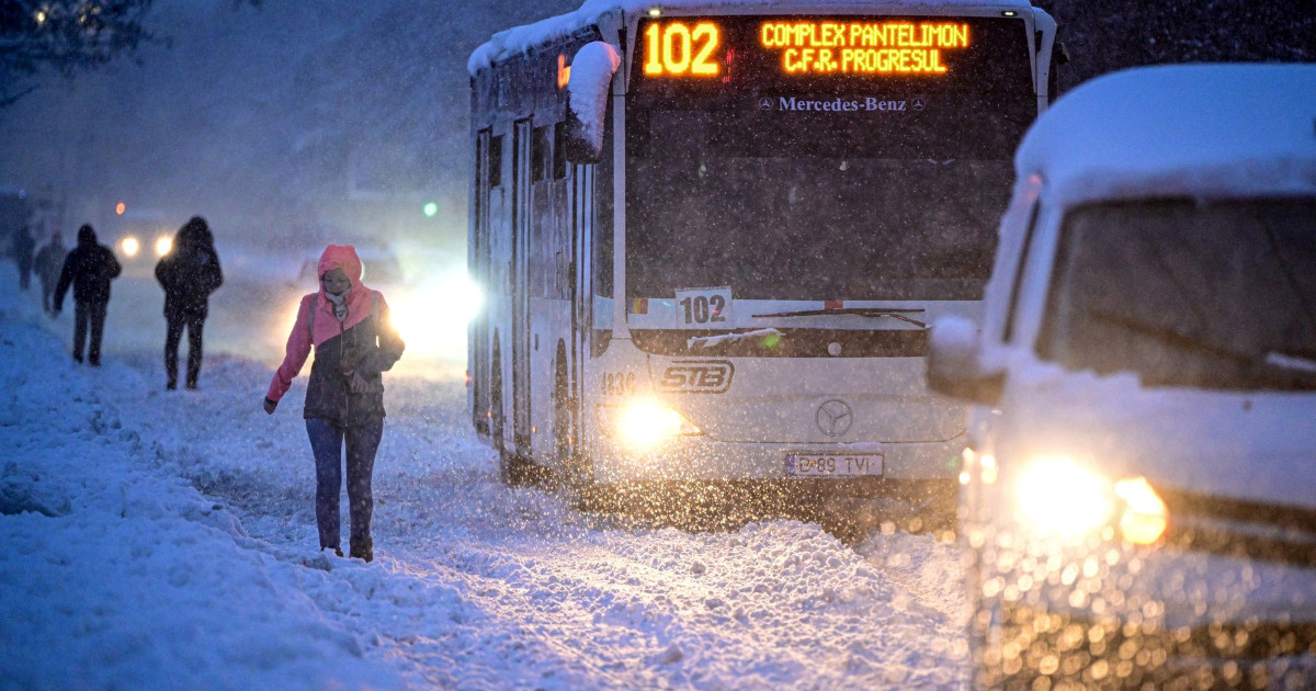 Snježno nevrijeme u Rumunjskoj. 200.000 kućanstava ostalo bez struje
