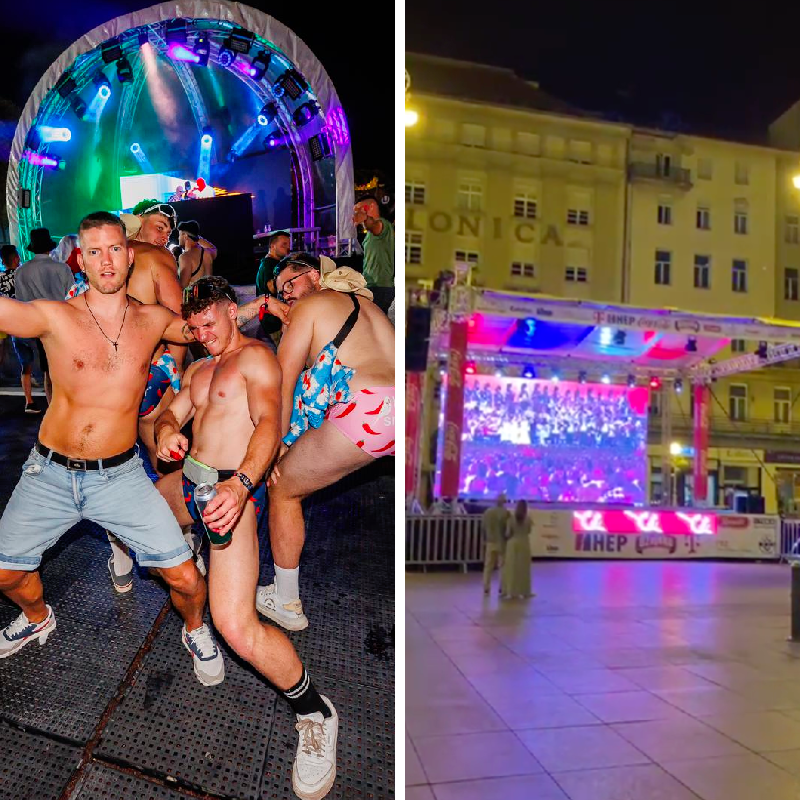 Dok u Splitu partijaju na Ultri, na Trgu bana Jelačića u petak navečer - Aleluja
